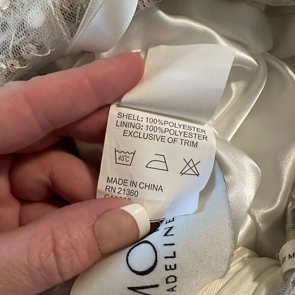 Mori Lee by Madeline Gardner Dress Prom Bridal Wedding size 4 - Picture 10 of 11